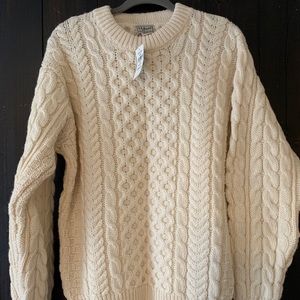 New with tags Irish wool sweater